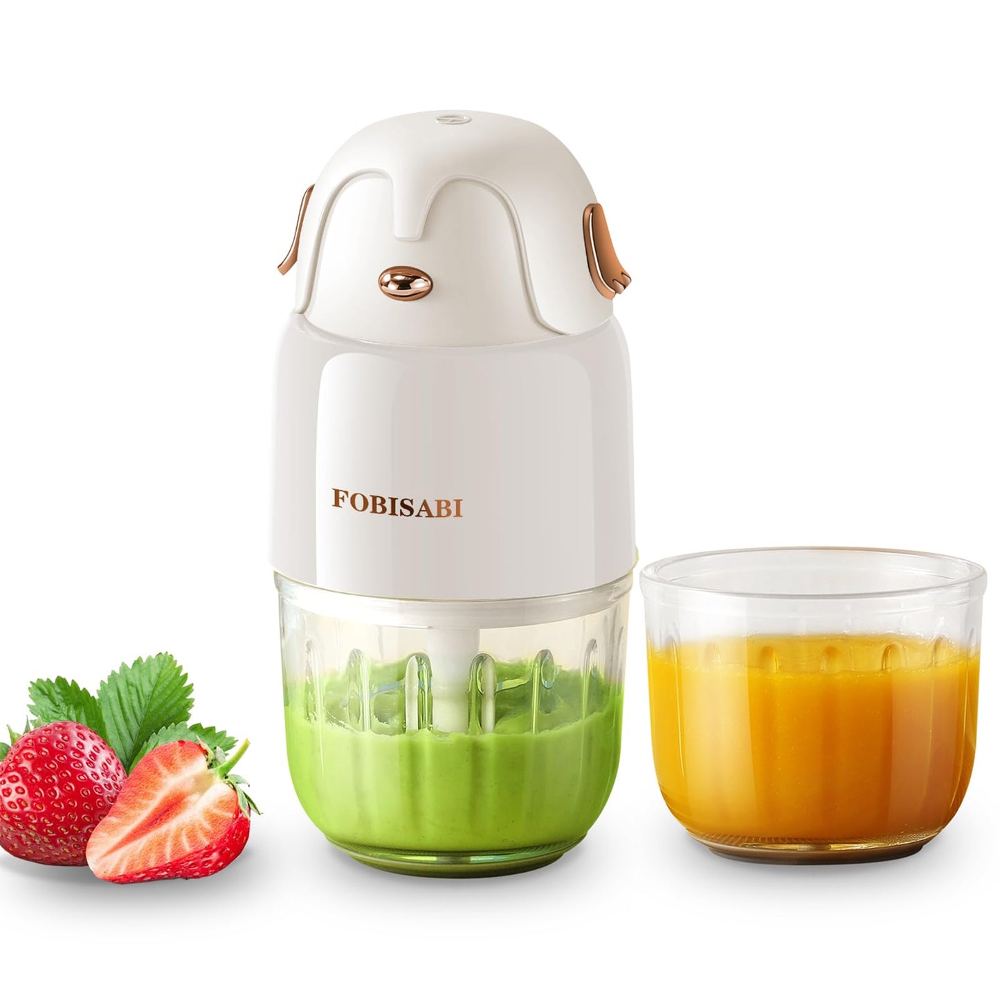 Baby Food Maker - Baby Food Processor with 2 Glass Bowls Baby Food Blender for Baby Food Fruit Vegatable Meat Baby Food Puree Maker Make Fresh and Nutritious Meals for Your Little One